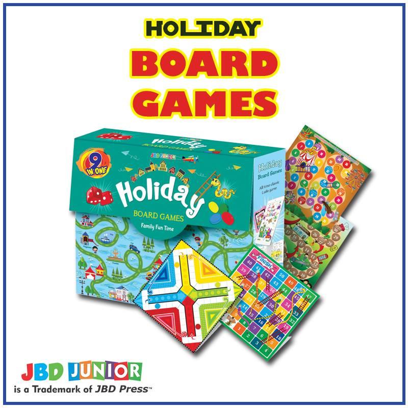 9 in 1 Holiday Family Travel Fun Board Games - Evergreen Toy Store