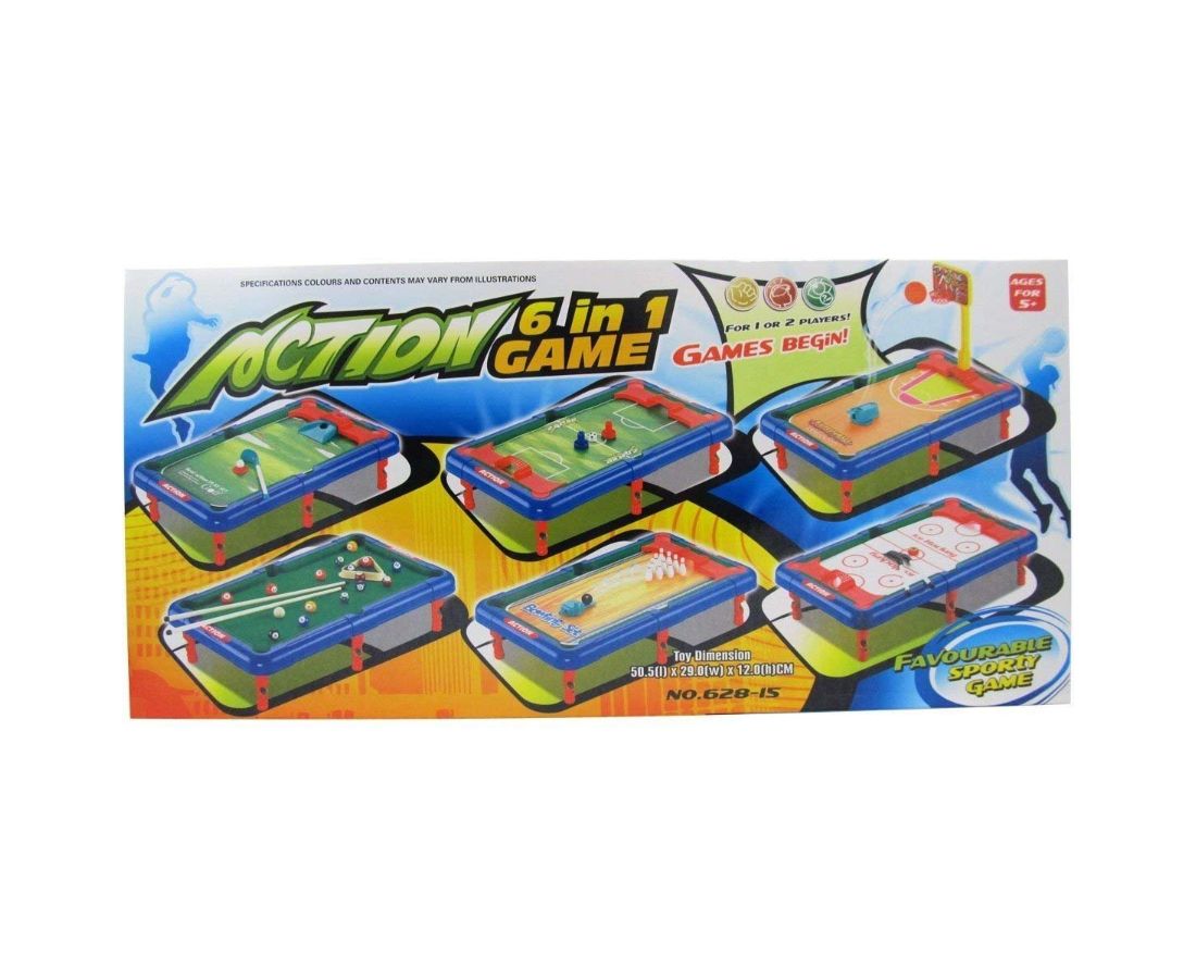 6 in 1 Action Sports Game - Evergreen Toy Store