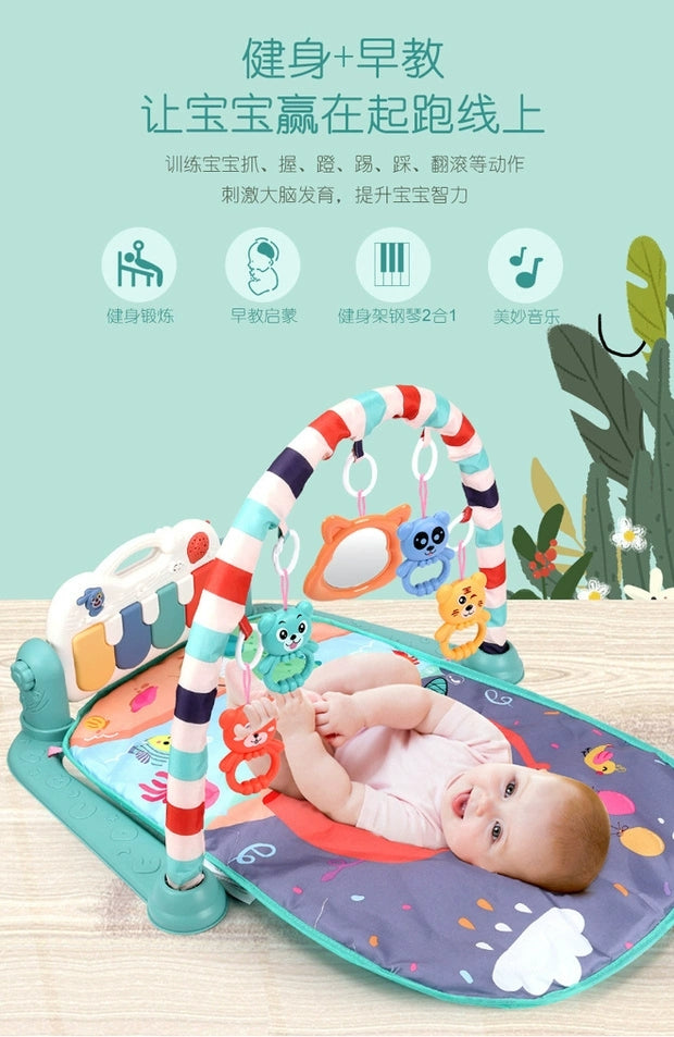 Evergreen Baby Tummy Time Activity Play Mat with Interactive Music Keyboard - Evergreen Toy Store